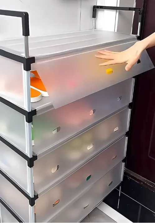 ๐๏ธ Stackable Plastic Storage Drawer Organizer โ Multi-Layer Space-Saving Cabinet for Home & Office โจ