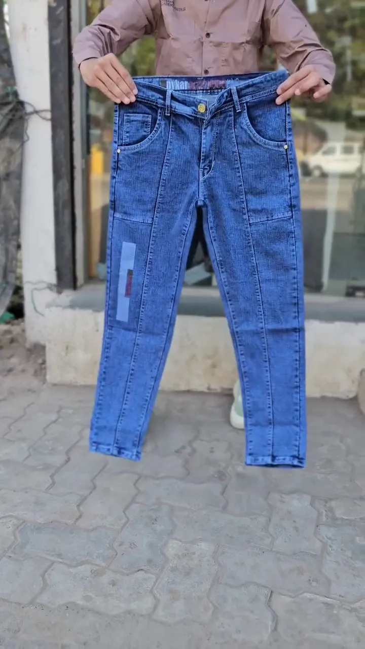 π Blue Baggy Fit Denim Jeans for Men β Stylish, Comfortable & Everyday Wear β¨