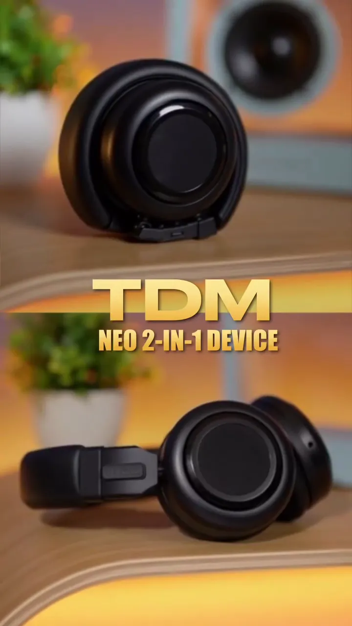 ๐๐ง TDM Neo Transforming Headphones โ 2-in-1 Bluetooth Headphone & Portable Speaker with Deep Bass ๐ฅ - Image 7