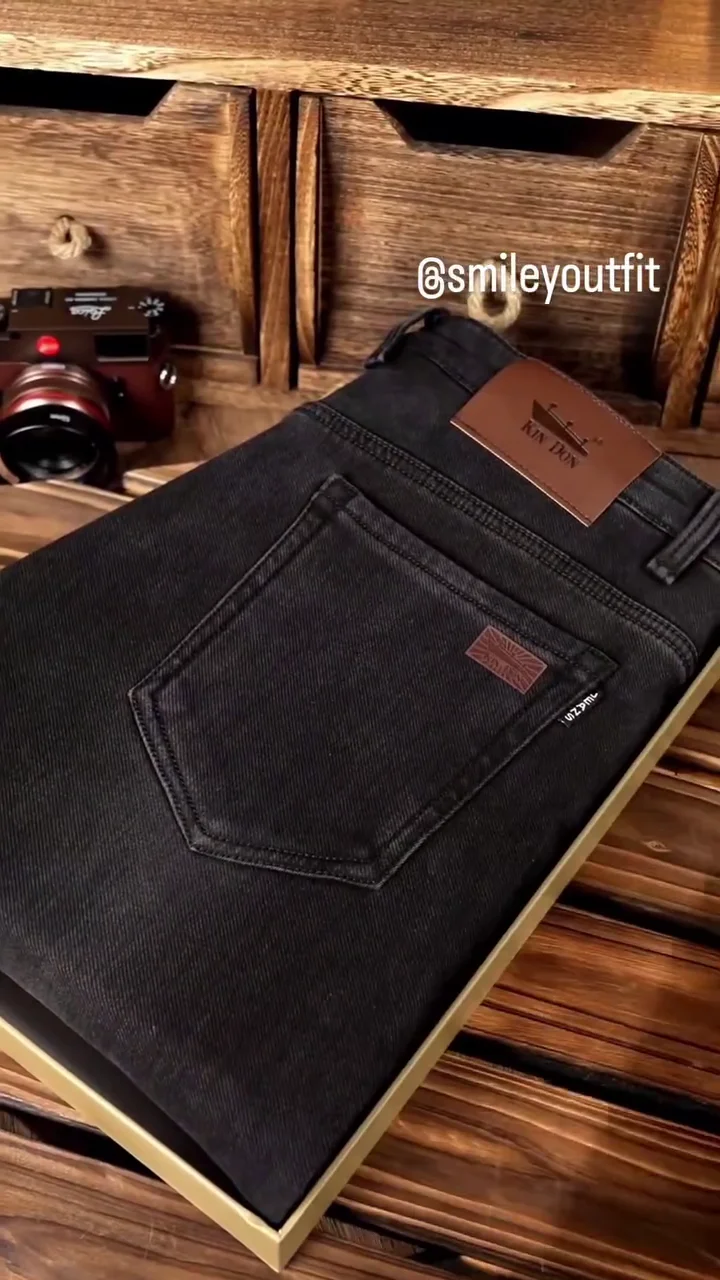 π Menβs Black strait Fit Denim Jeans β Premium Stretch Casual & Smart Wear Jeans β¨