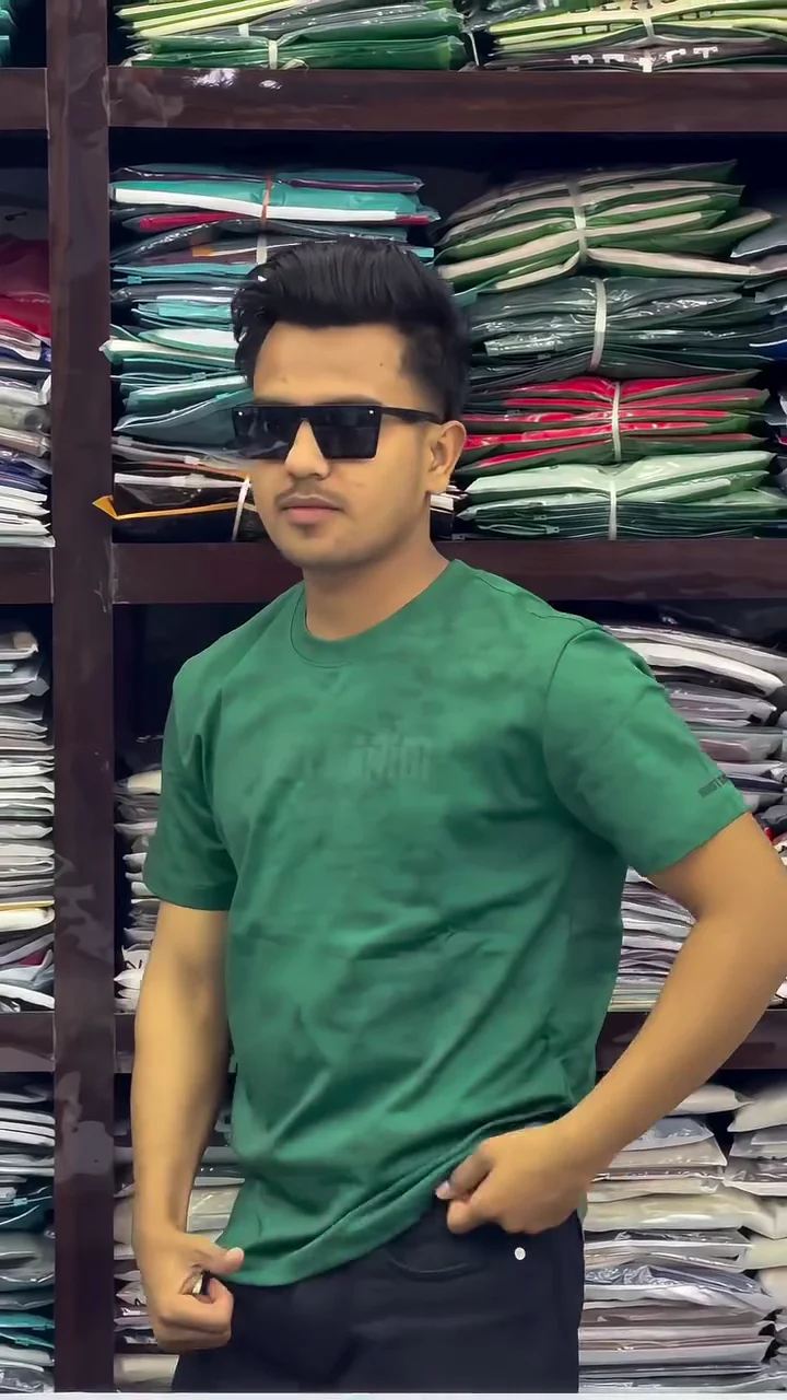 Menβs Grey Printed Athleisure T-Shirt β Regular Fit Polyester Sports & Casual Wear β¨ - Image 3