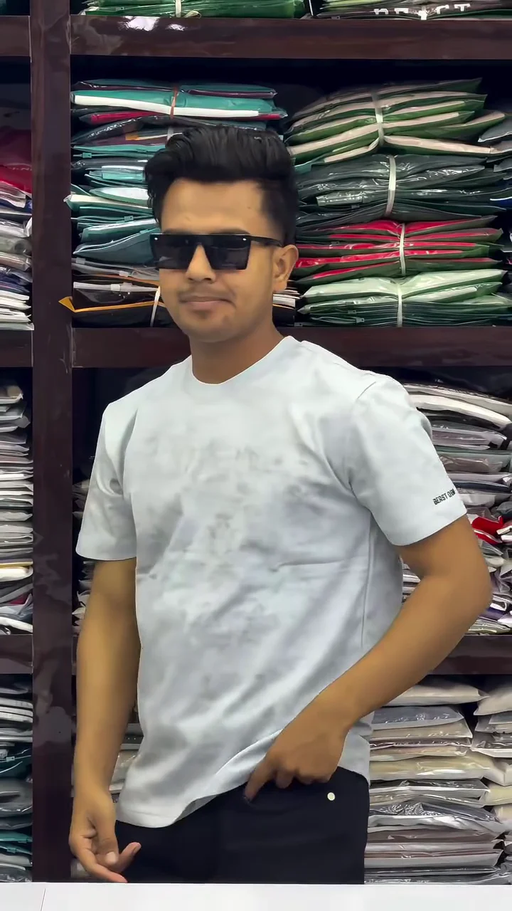 Menβs Grey Printed Athleisure T-Shirt β Regular Fit Polyester Sports & Casual Wear β¨ - Image 2
