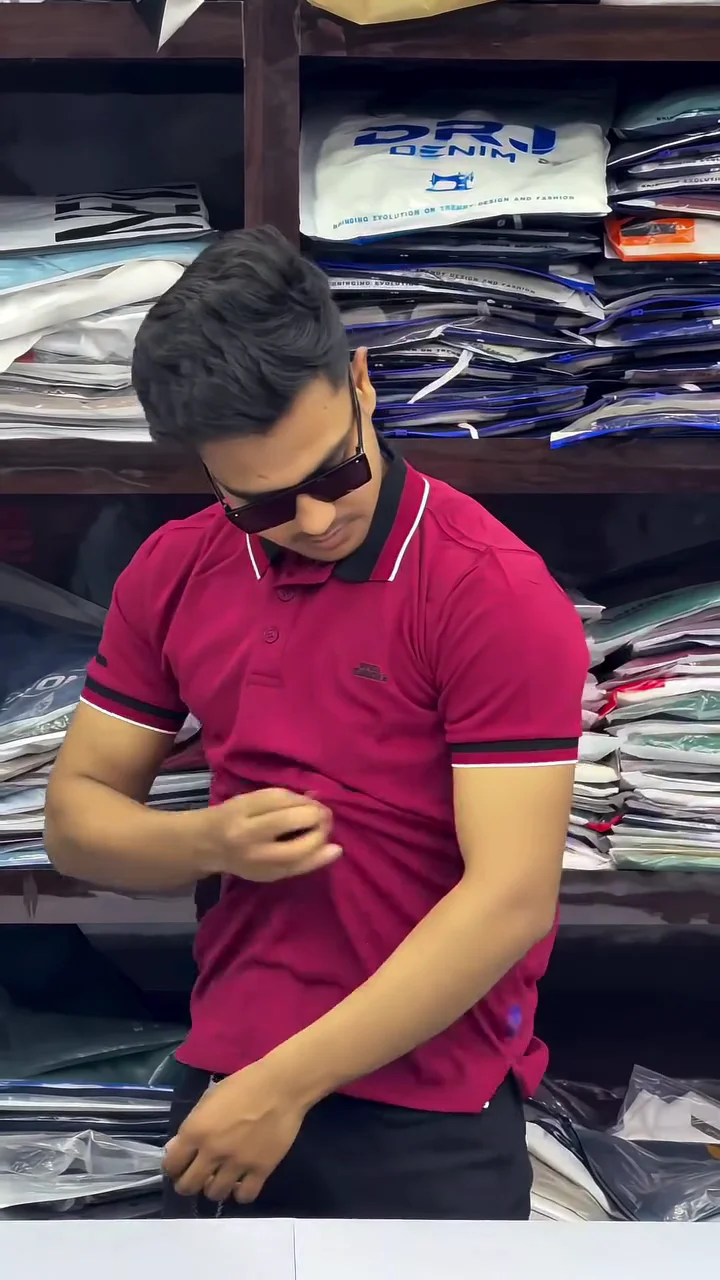 π Menβs Slim Fit Polo T-Shirt β Comfortable Half Sleeve Casual Wear Tee β¨ - Image 7
