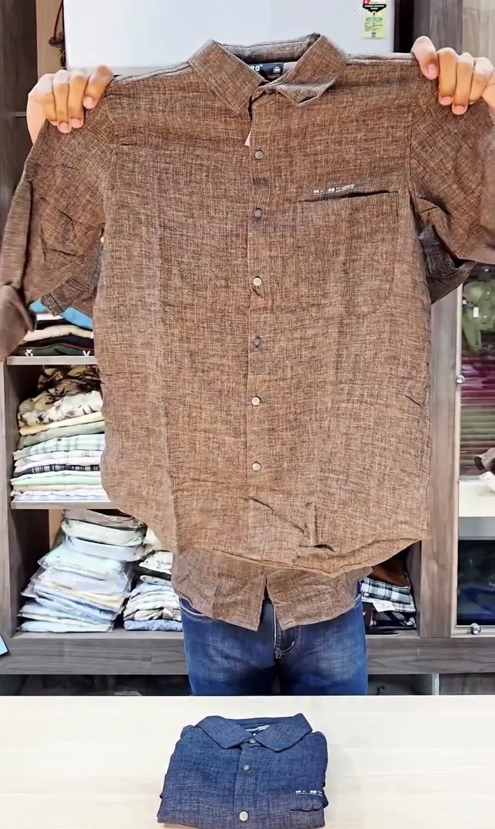 Men and Boys Short Sleeves Collared Neck Button Front Textured Polyester Regular Fit Holiday Shirts - Image 5
