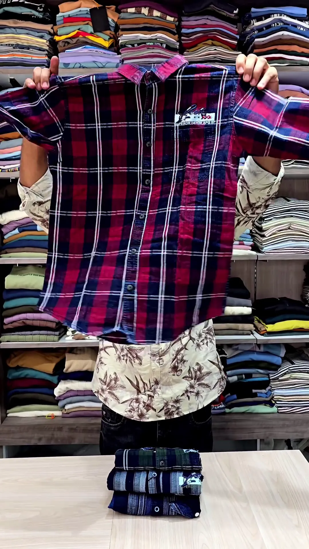 Boys Comfort Checked Casual Shirt - Image 7